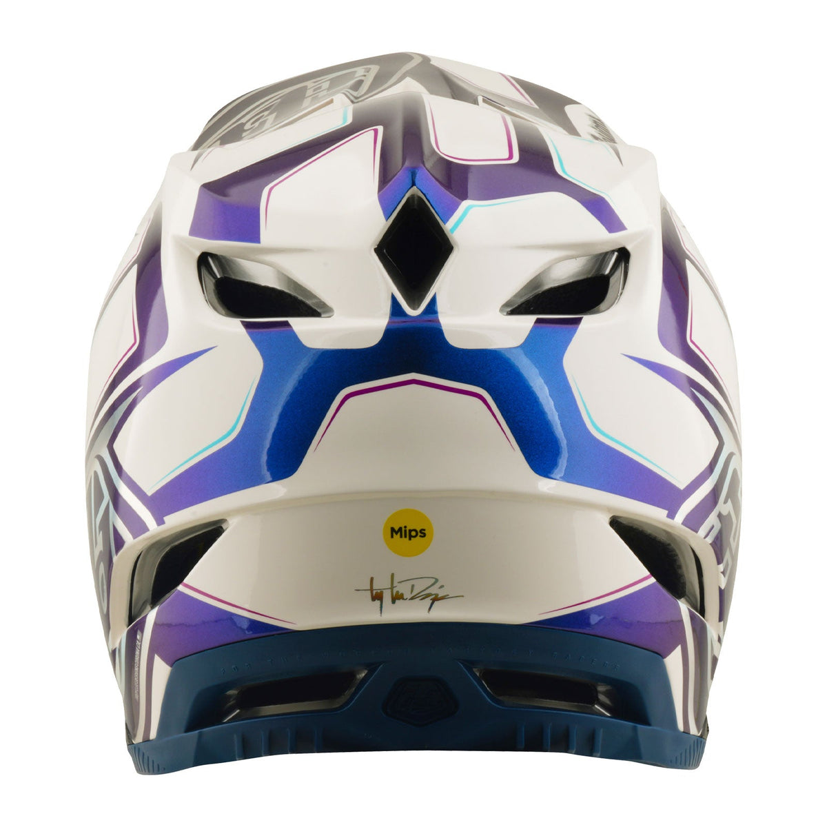 D4 Composite Helmet Flared White / Indigo