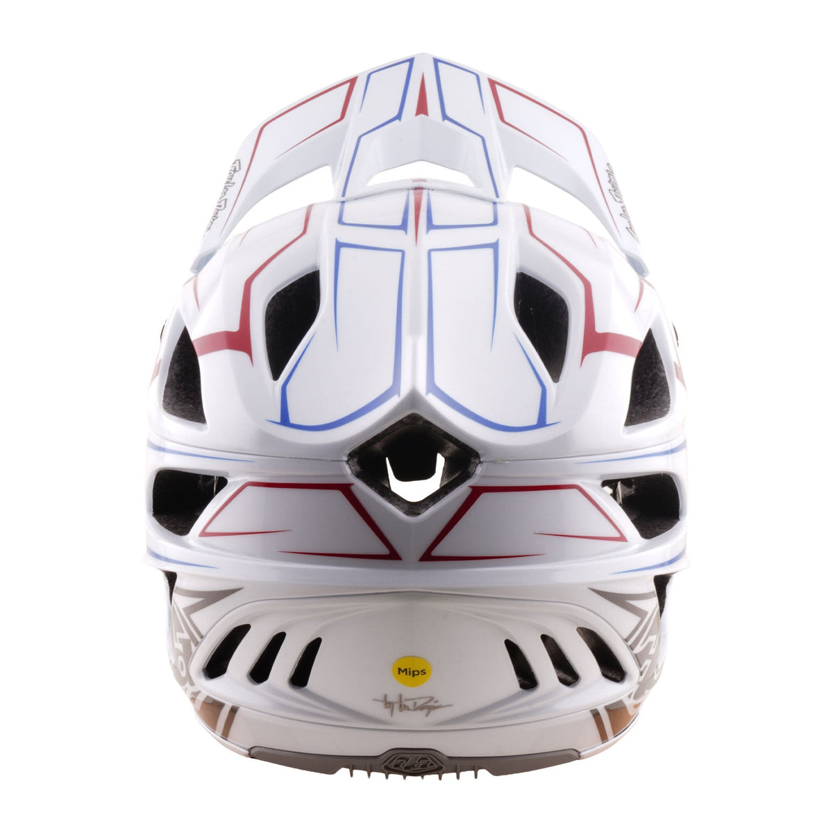 Stage Stunt Helmet Pinstripe White
