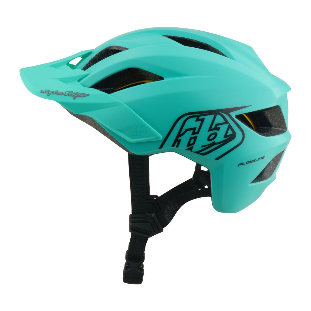 Youth Flowline Helmet Point Charcoal / Real Teal