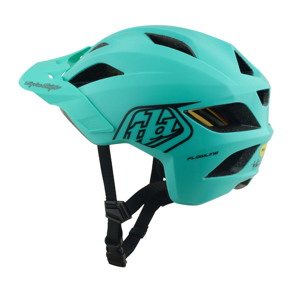 Youth Flowline Helmet Point Charcoal / Real Teal