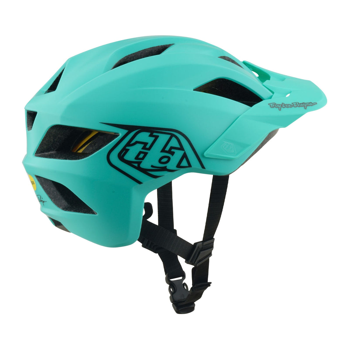 Youth Flowline Helmet Point Charcoal / Real Teal