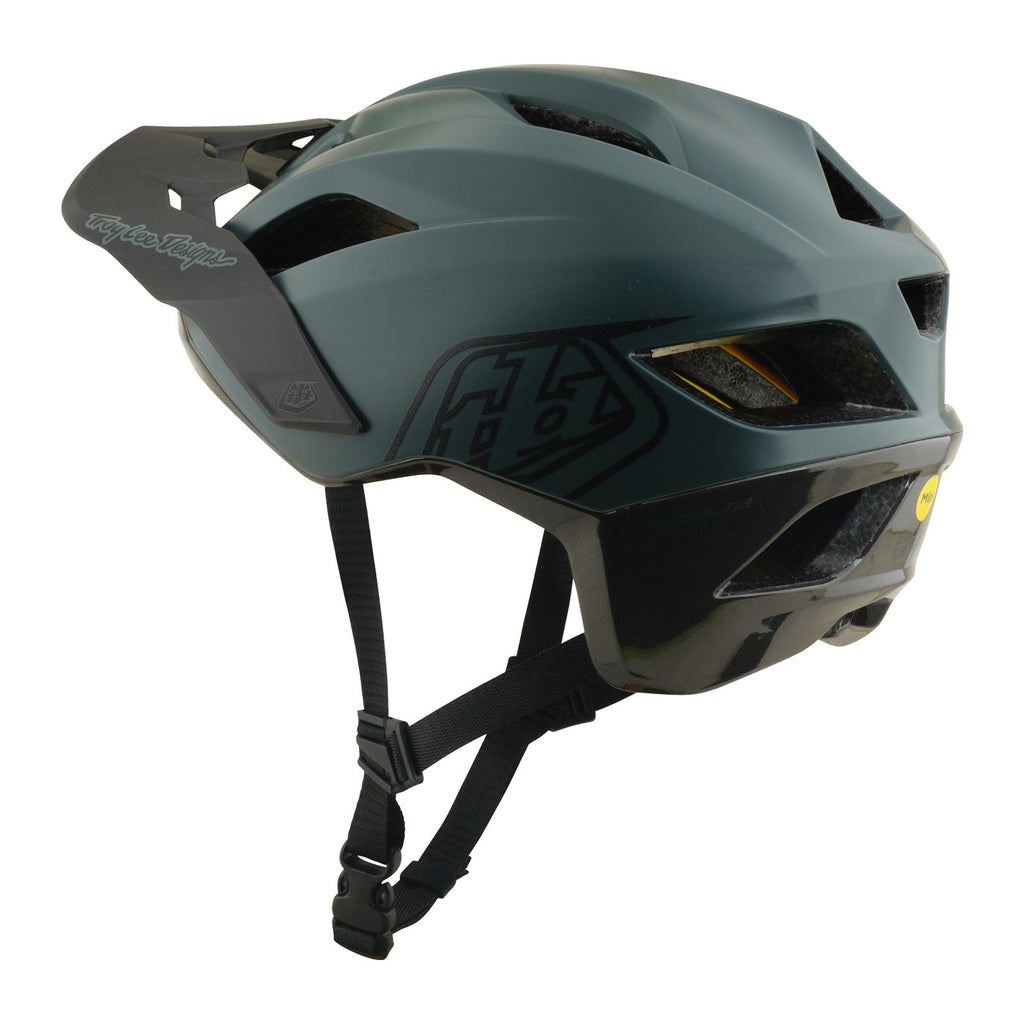 Flowline Helmet Point Dark Forest / Charcoal
