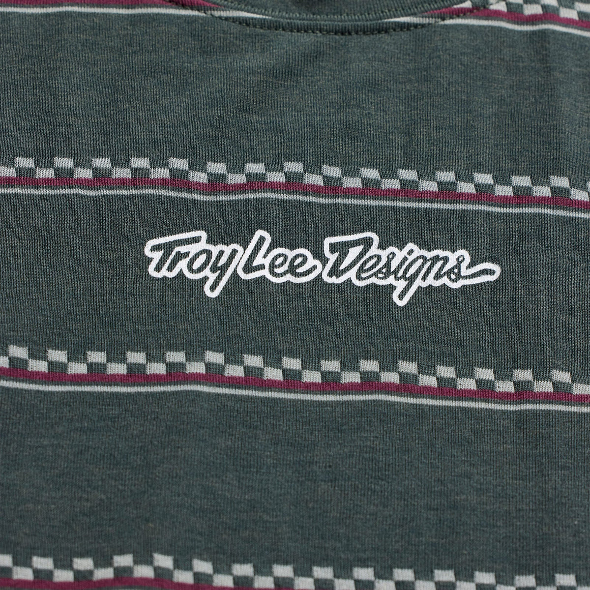 Skyline Fakie Ride LS Tee Stripe Dark Forest
