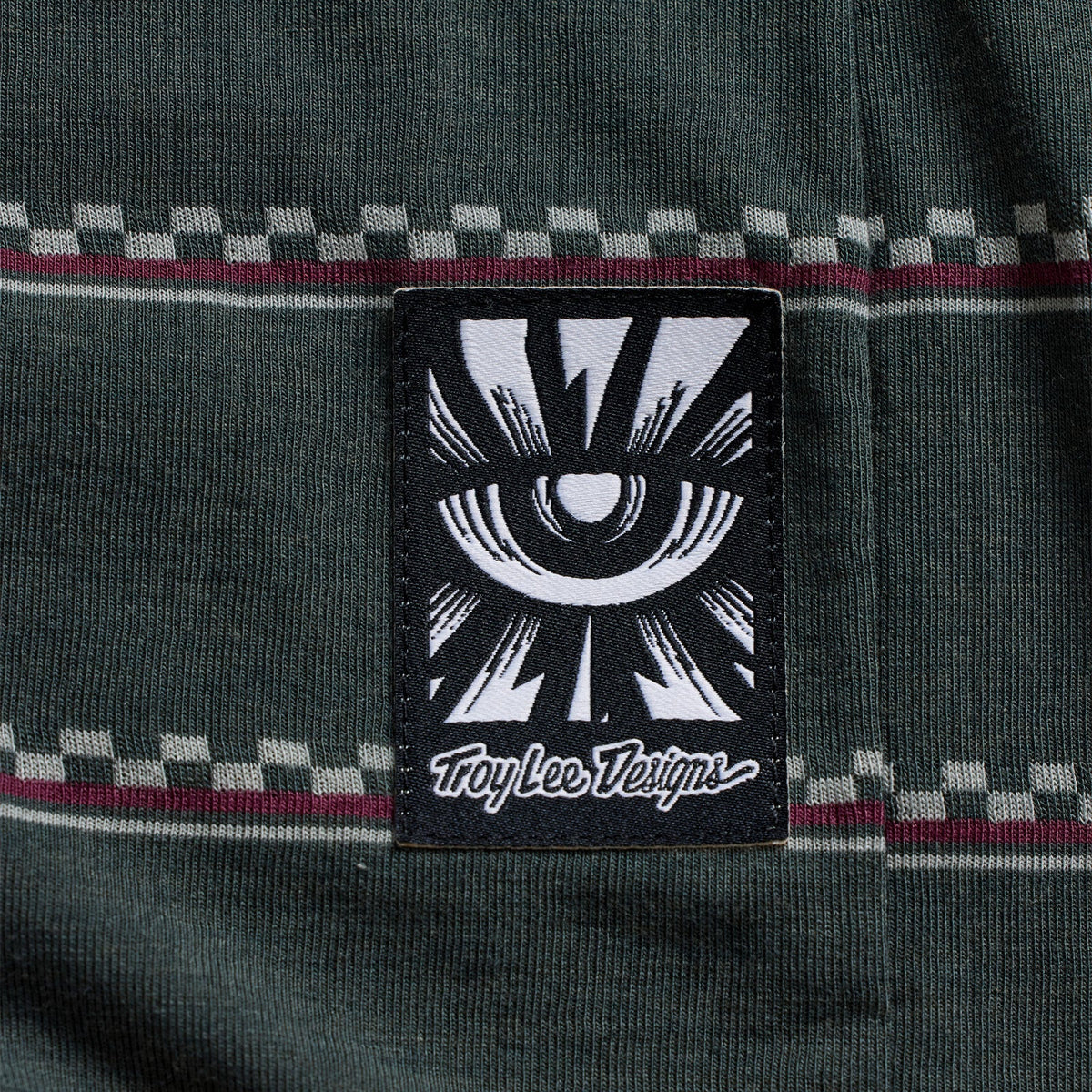 Skyline Fakie Ride LS Tee Stripe Dark Forest