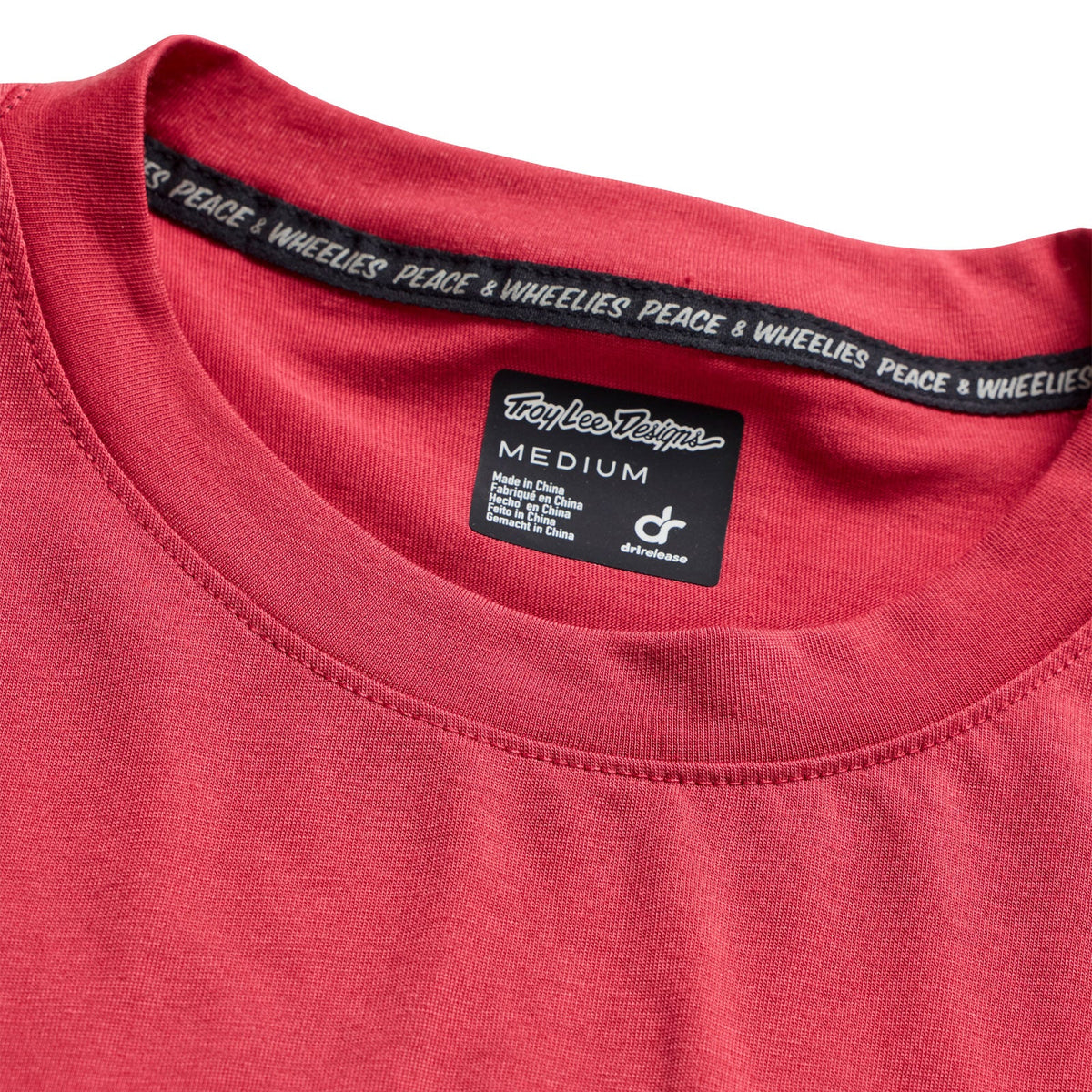 Skyline Ride LS Tee Feathered Ember Red