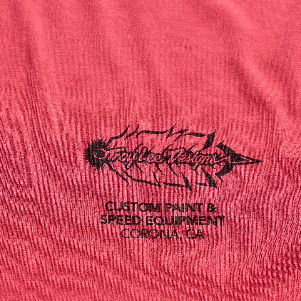 Skyline Ride LS Tee Feathered Ember Red