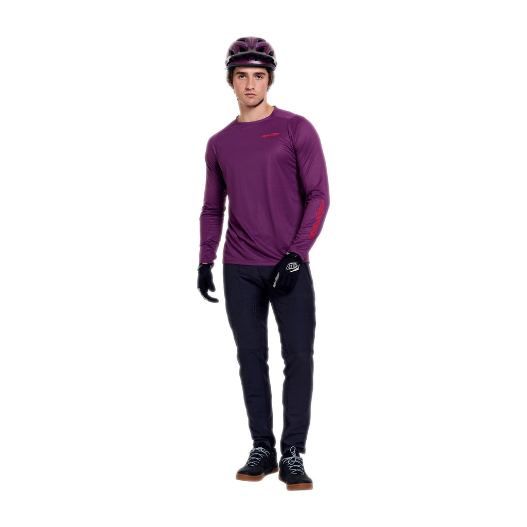 Skyline Pro LS Jersey Mono Sangria