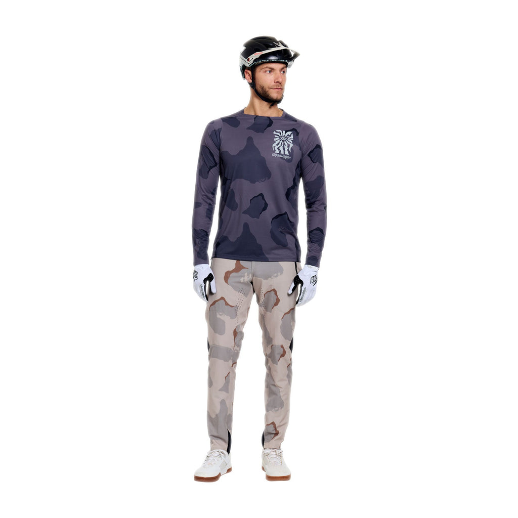 Skyline Pro LS Jersey Flow Camo Carbon
