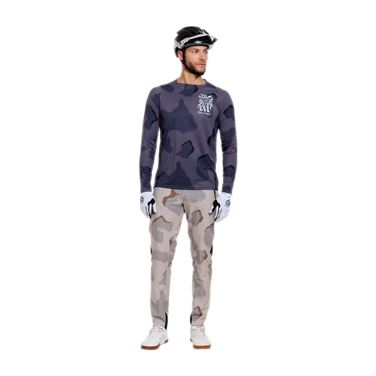 Skyline Pro LS Jersey Flow Camo Carbon