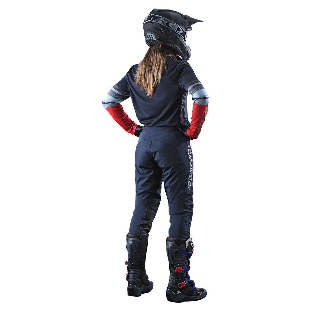 Womens GP Jersey Warped Charcoal