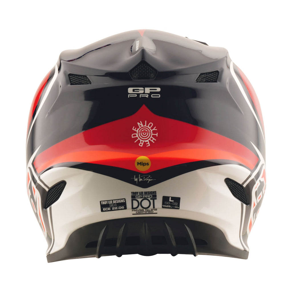 Youth GP Pro Helmet Crossover Black / Red