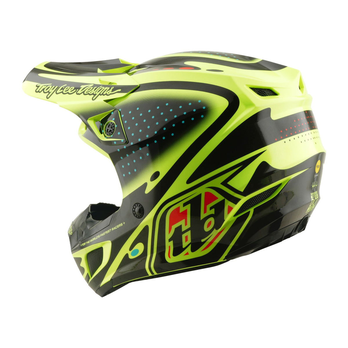 SE5 Polycarbonate Helmet the Line Flo Yellow