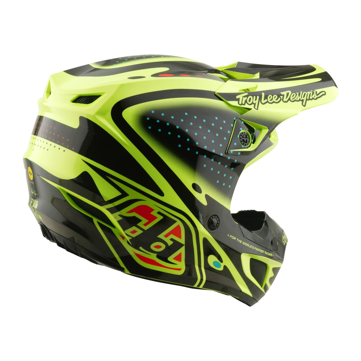 SE5 Polycarbonate Helmet the Line Flo Yellow