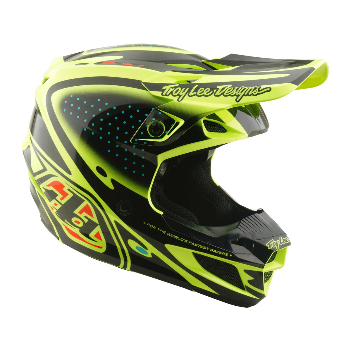 SE5 Polycarbonate Helmet the Line Flo Yellow