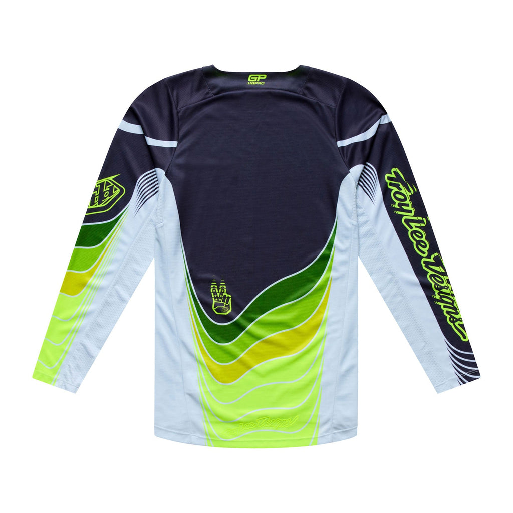 GP Pro Jersey Stagger Gunmetal / Neo Yellow