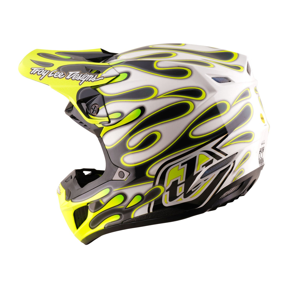 SE5 Composite Helmet Overspray Charcoal / Flo Yellow