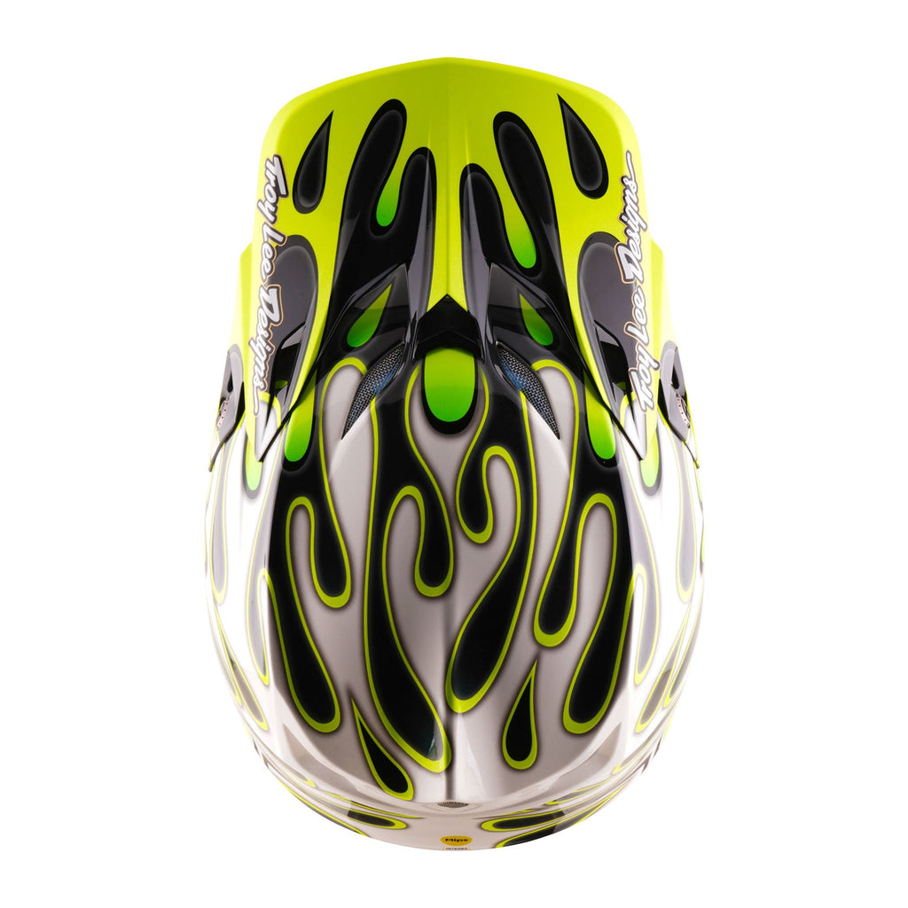 SE5 Composite Helmet Overspray Charcoal / Flo Yellow