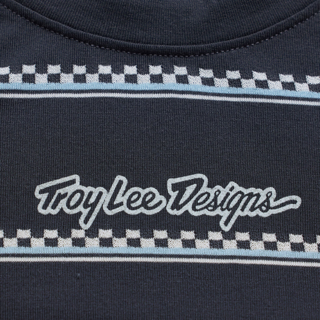 Womens Lilium Ride SS Tee Checked Out Carbon