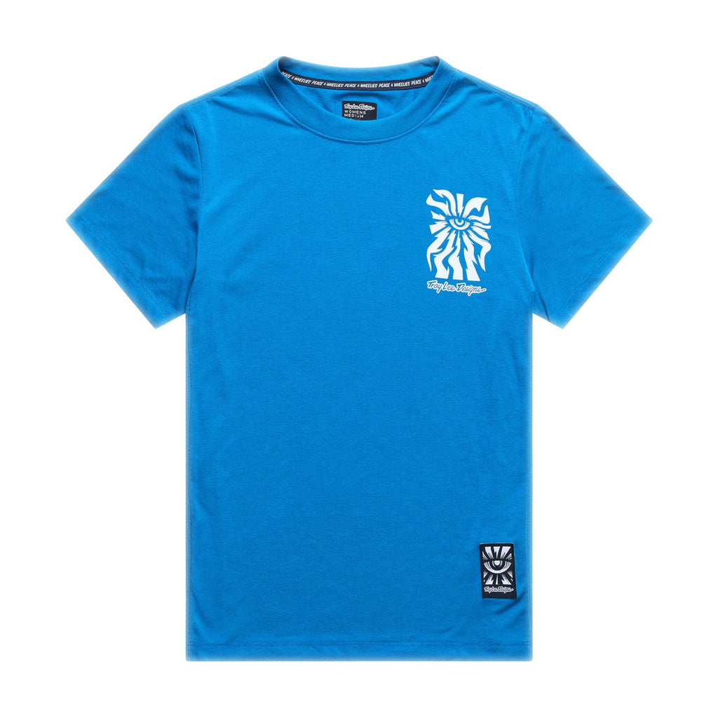 Womens Lilium Ride SS Tee One Eye Aero Blue