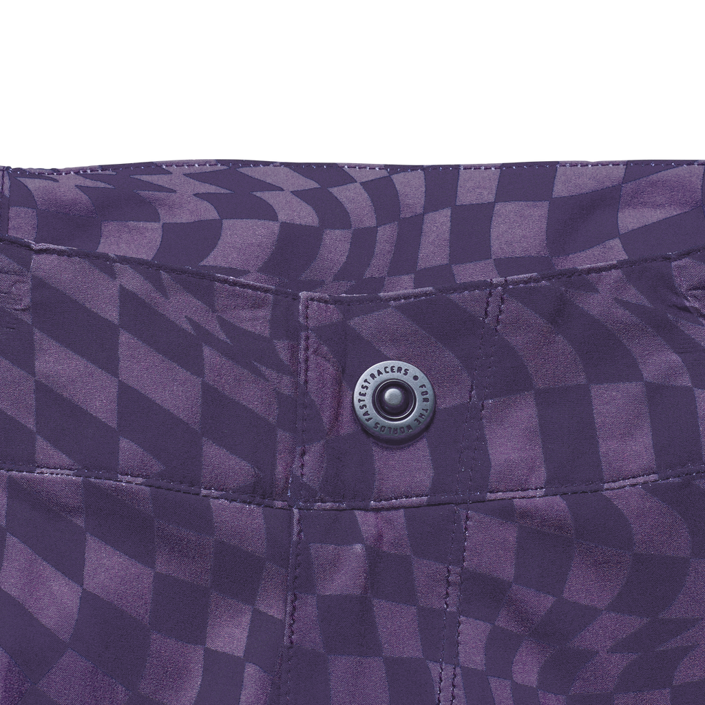 Womens Lilium Pant Twisted Checkers Purple