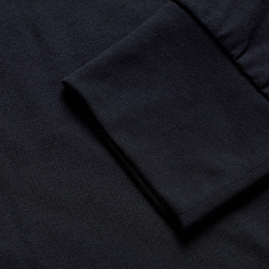 Youth Skyline Ride LS Tee Signature Black / Real Teal