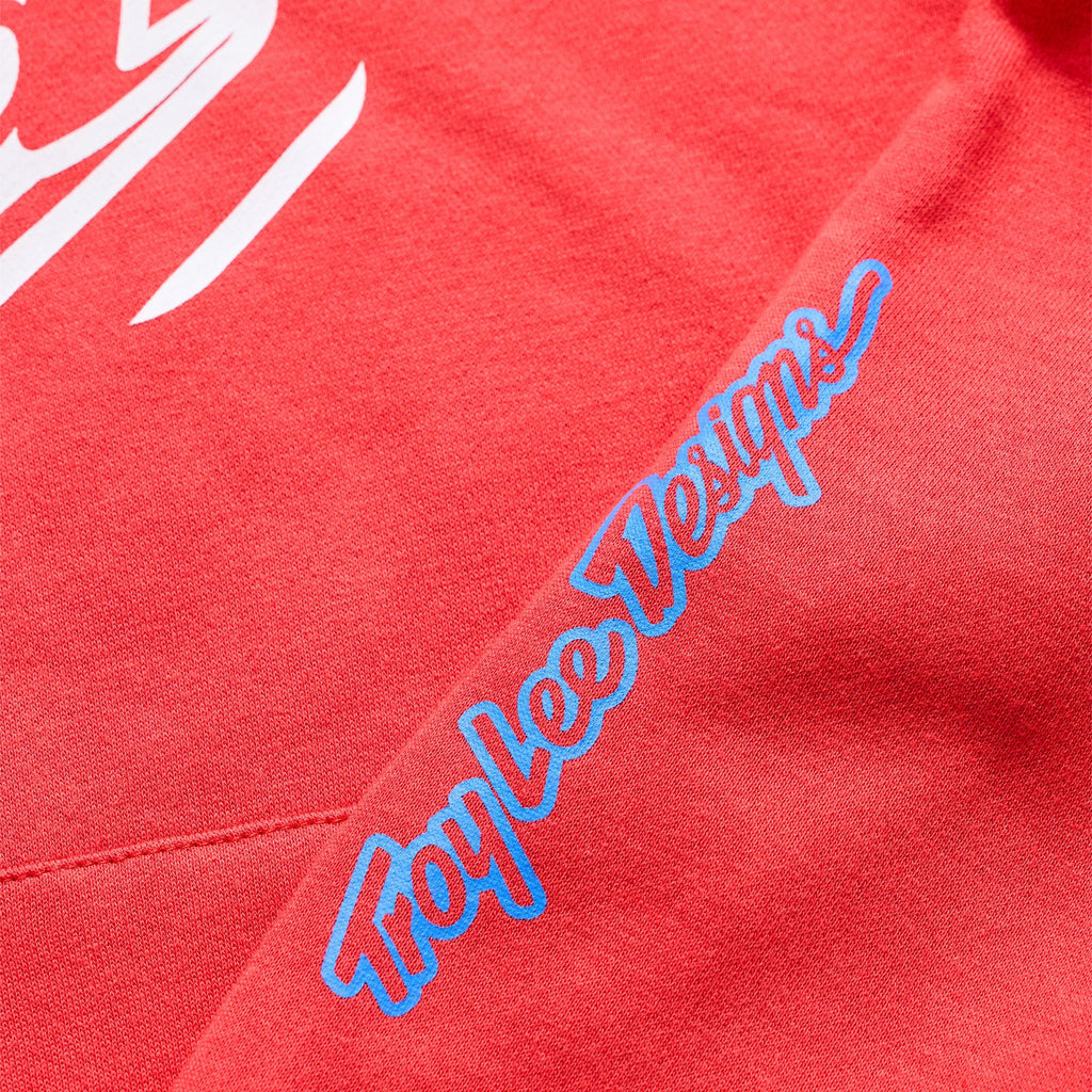 Youth Pullover Hoodie Badge Scarlet