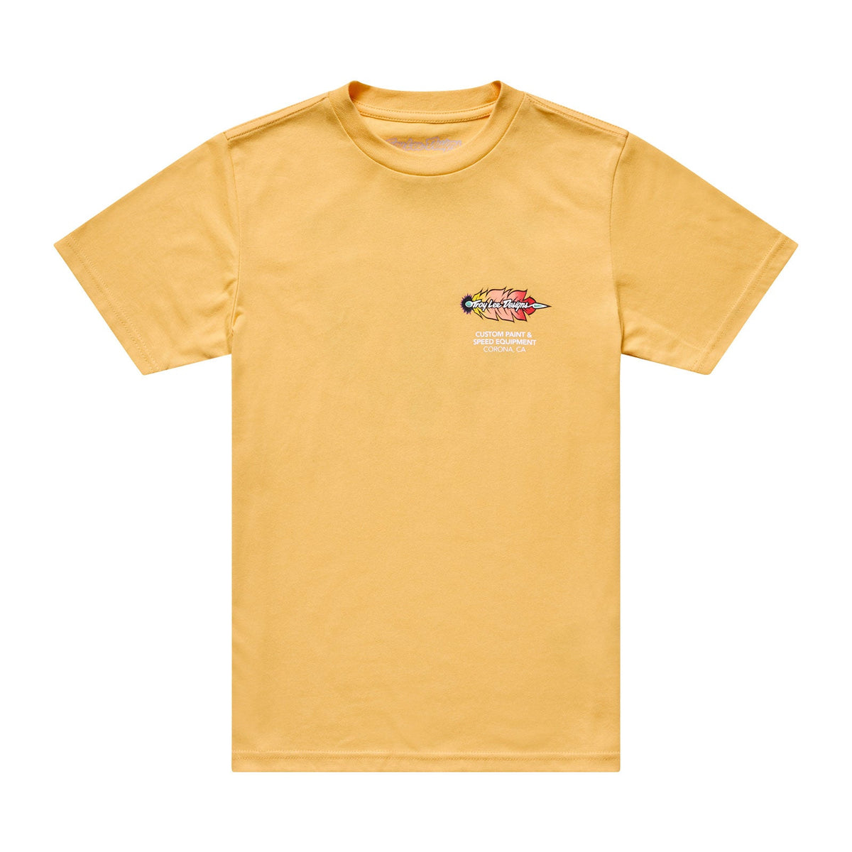 Youth Short Sleeve Tee Feathers Bleached Melon