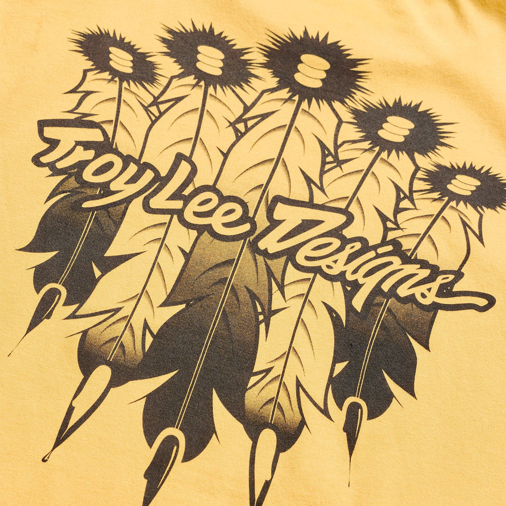 Youth Short Sleeve Tee Feathers Bleached Melon