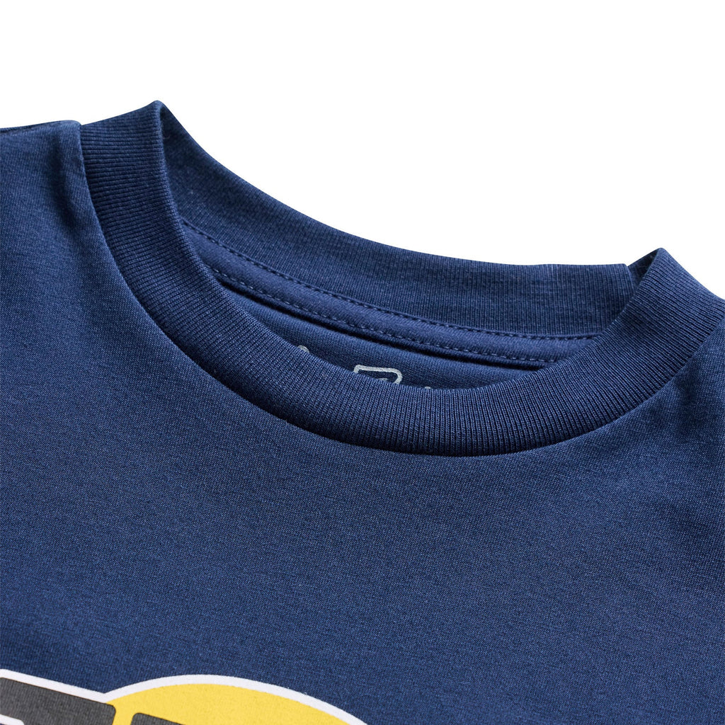 Youth Short Sleeve Tee Happy Dayz Navy