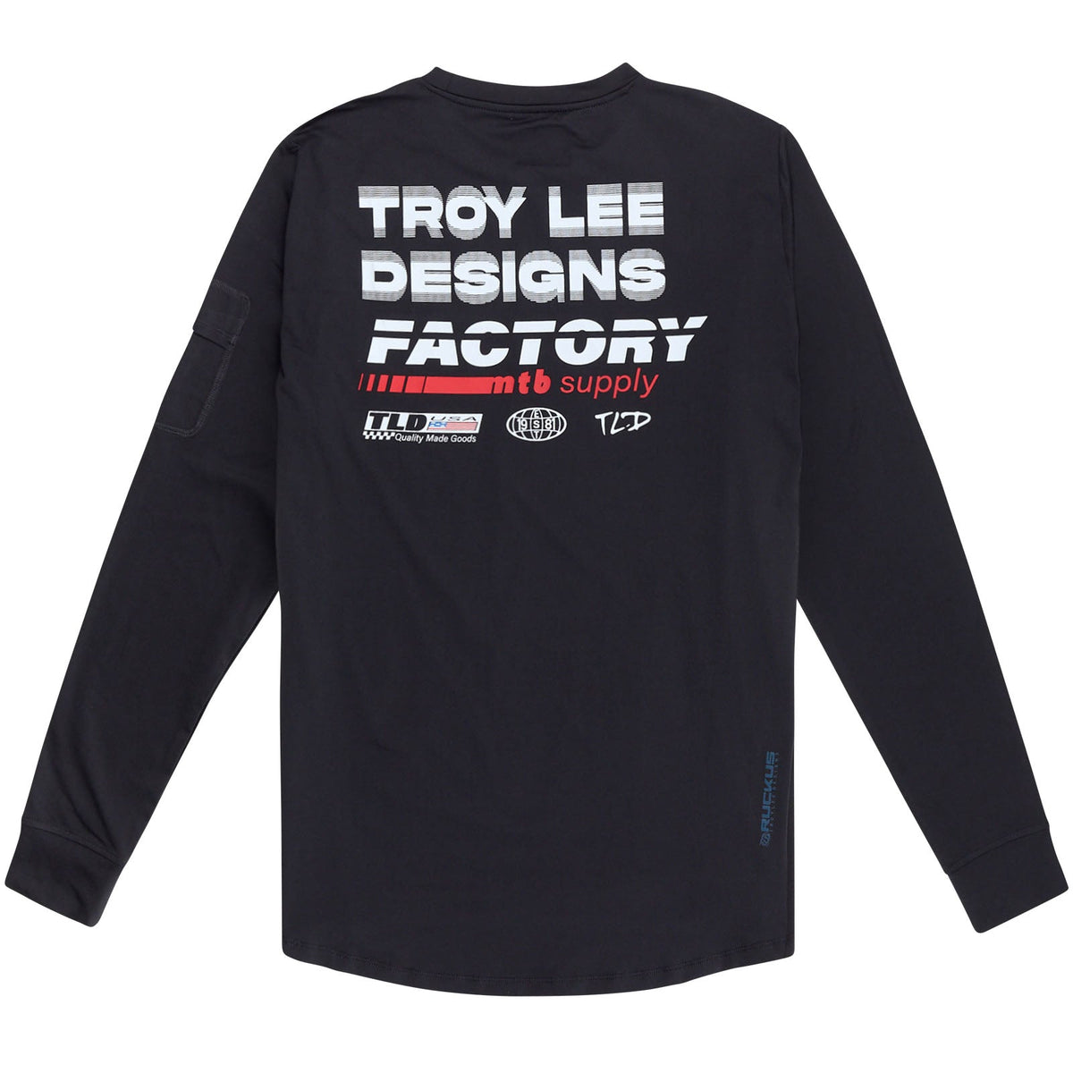 Ruckus Long Sleeve Ride Tee Factory Carbon