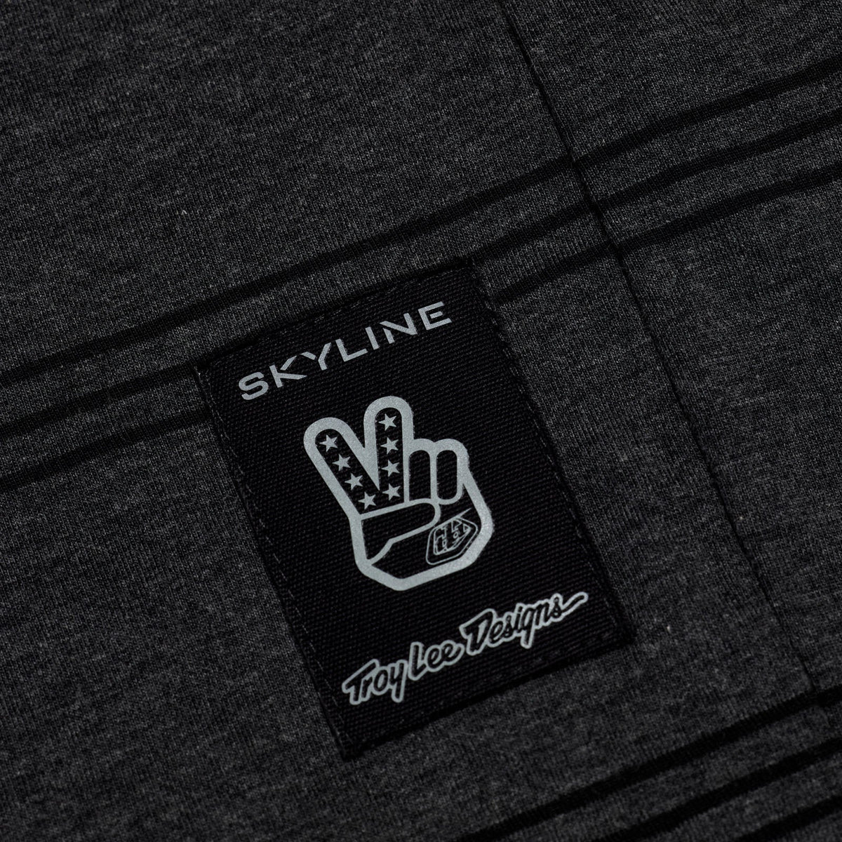 Skyline Short Sleeve Ride Tee Washed Out Dark Cloud