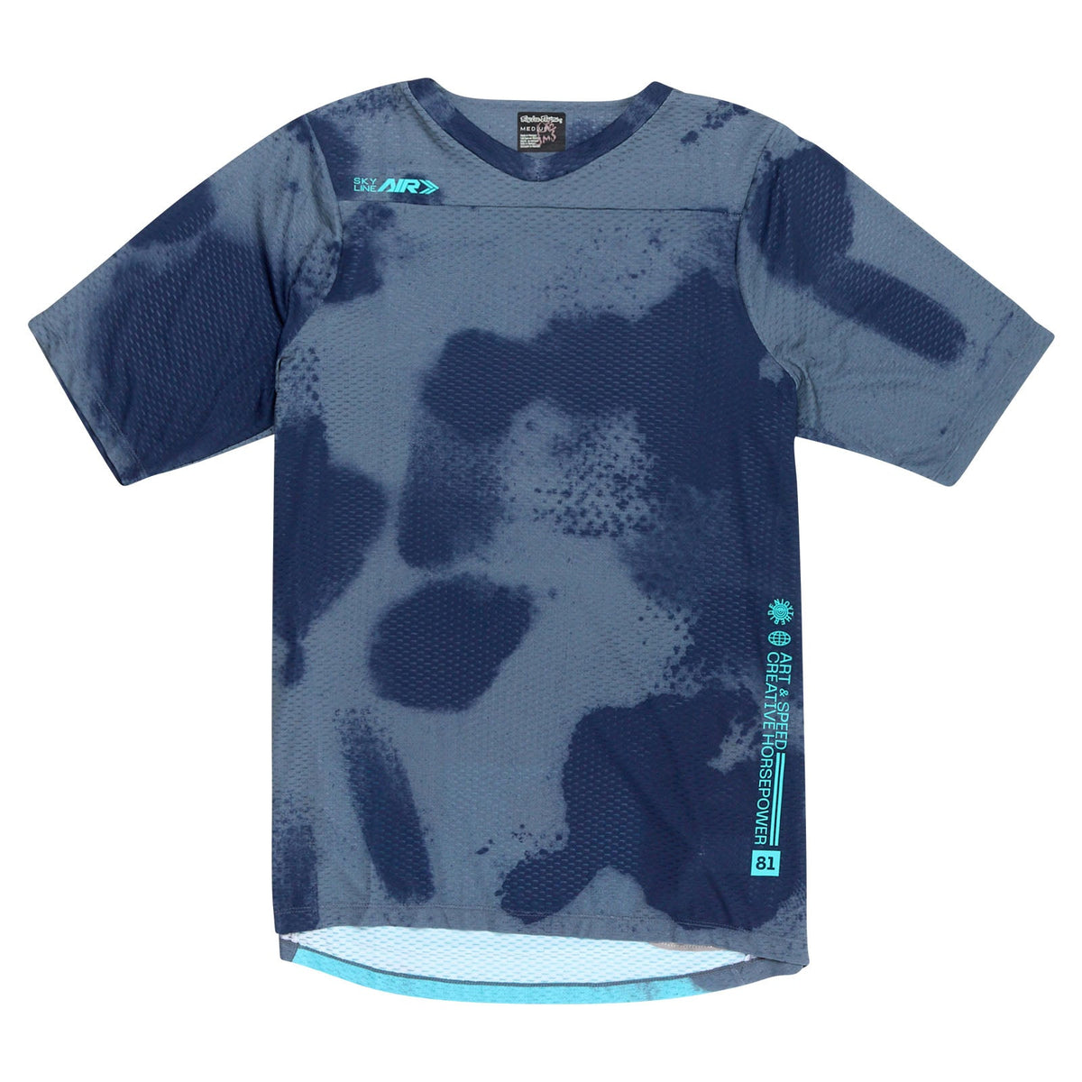 Skyline Air Short Sleeve Jersey Flared Steel