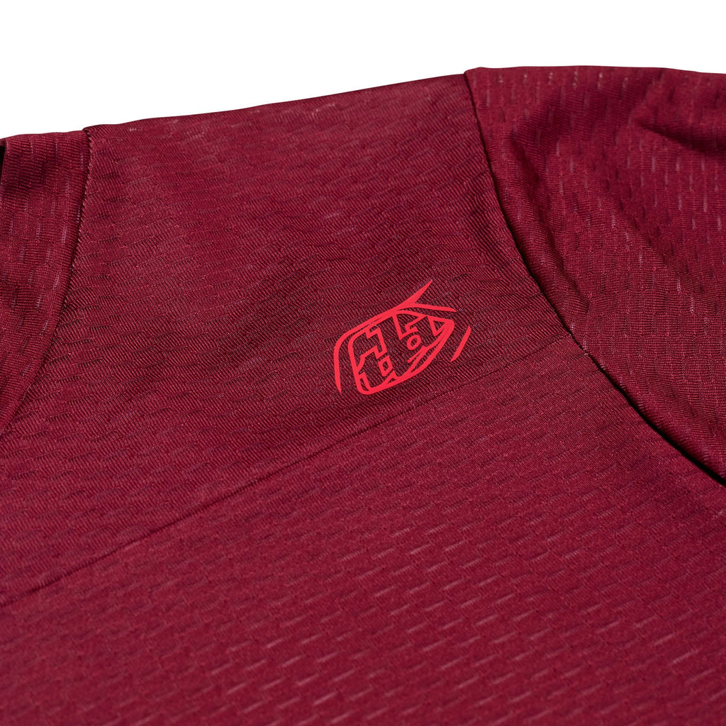 Skyline Air Short Sleeve Jersey Mono Oxblood