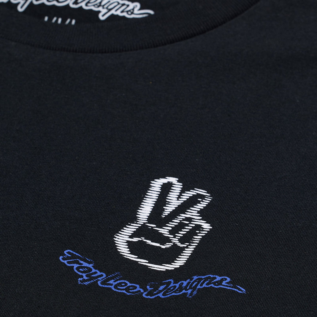 Long Sleeve Tee Peace Out Black