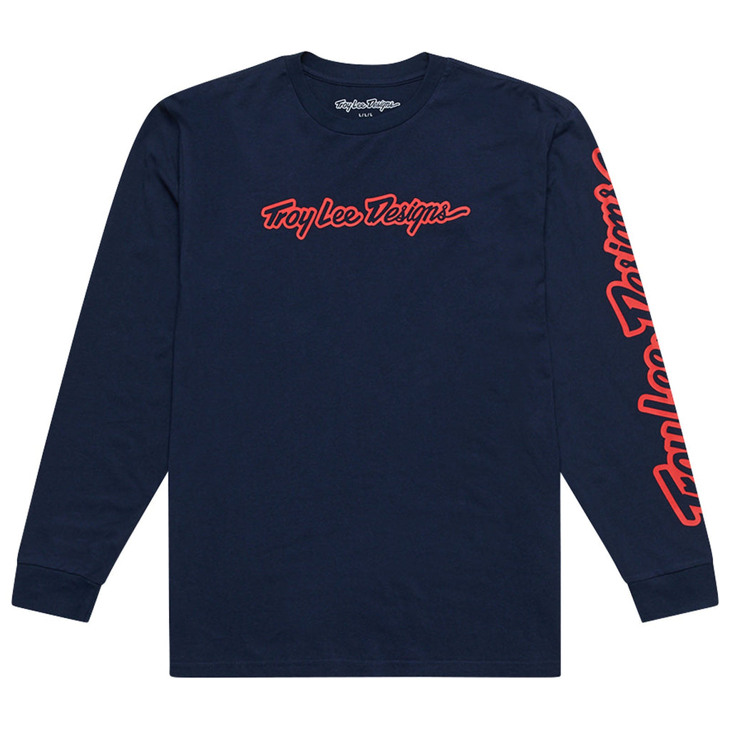Long Sleeve Tee Signature Navy