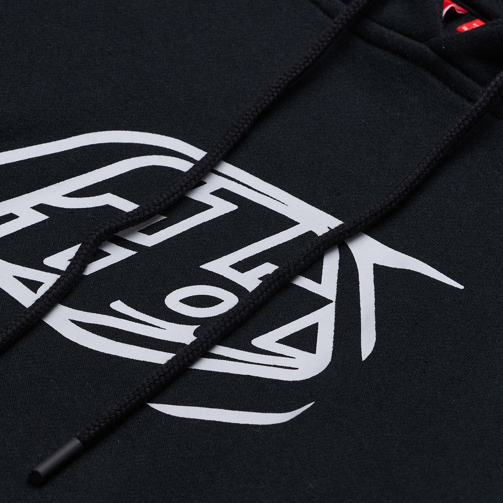 Pullover Hoodie Badge Black