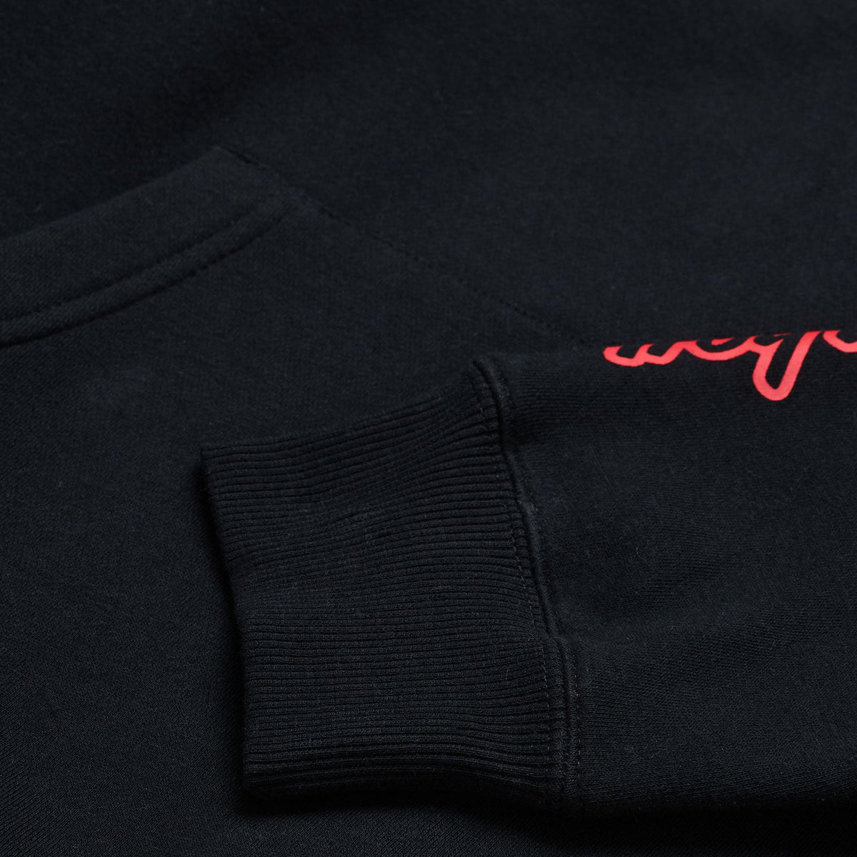 Pullover Hoodie Badge Black