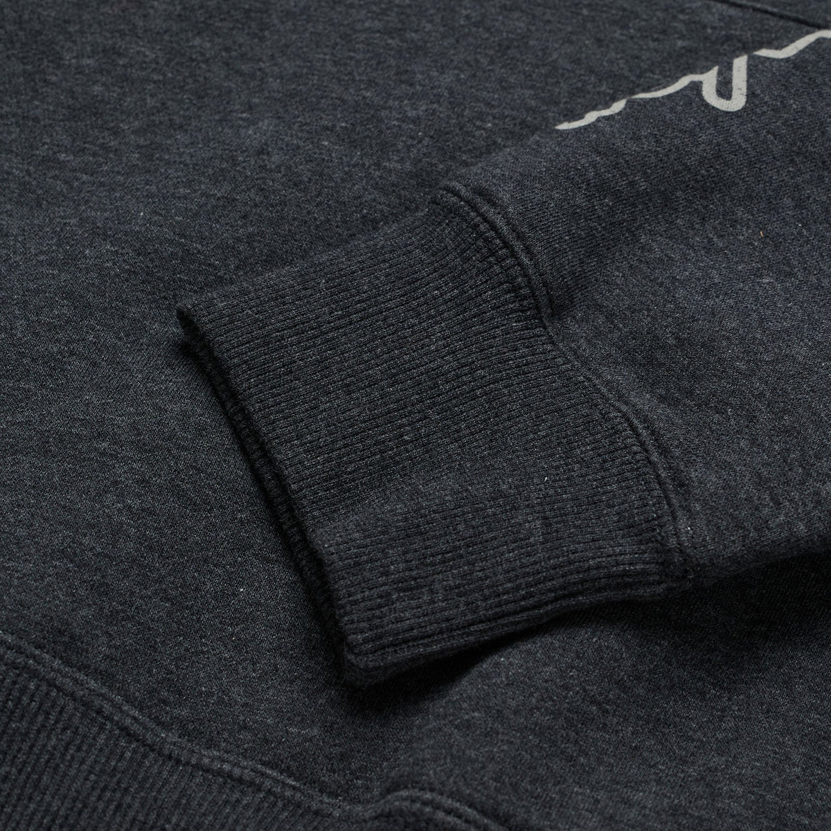 Pullover Hoodie Fade Out Black Heather
