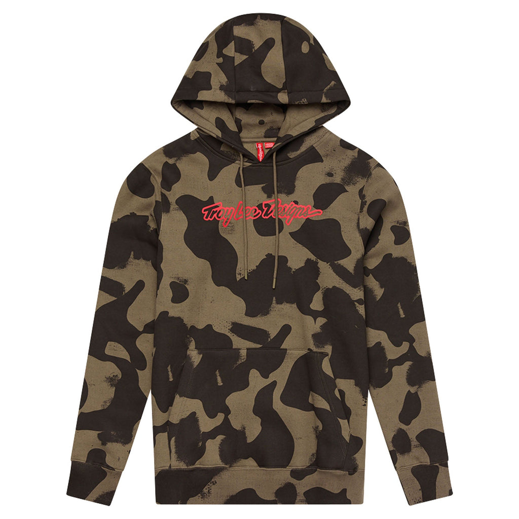 Pullover Hoodie Signature Olive Camo