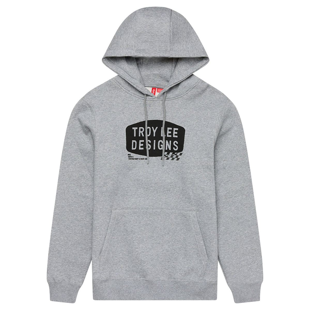 Pullover Hoodie Stamp Gray Heather