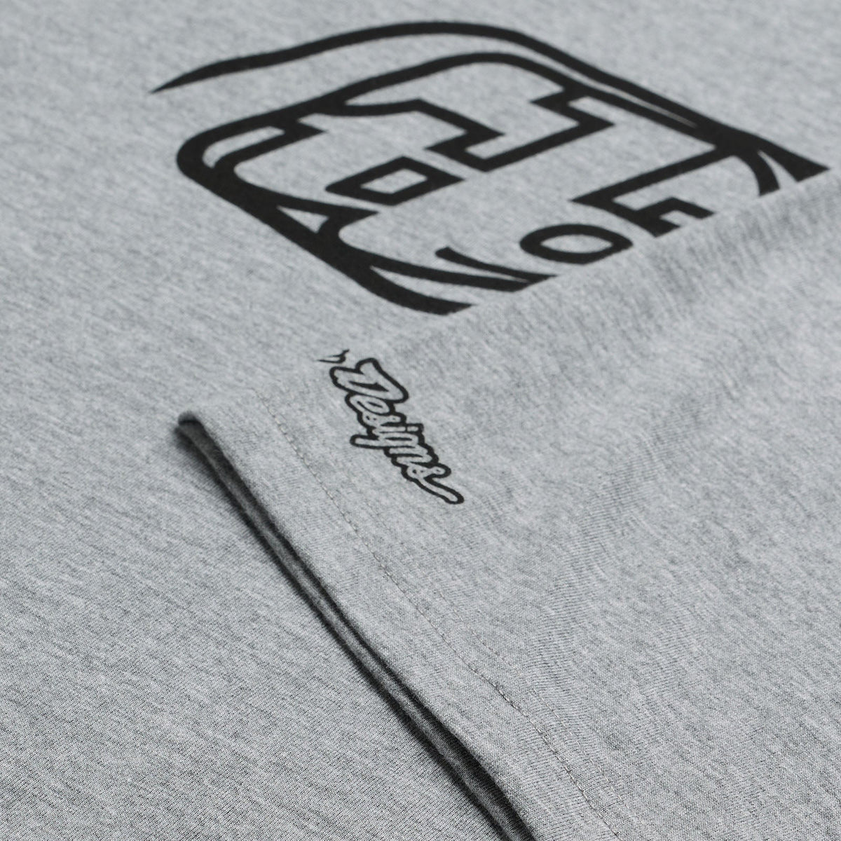 Short Sleeve Tee Badge Gray Heather