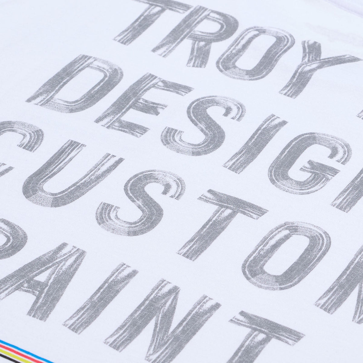 Short Sleeve Tee Paint Shop White