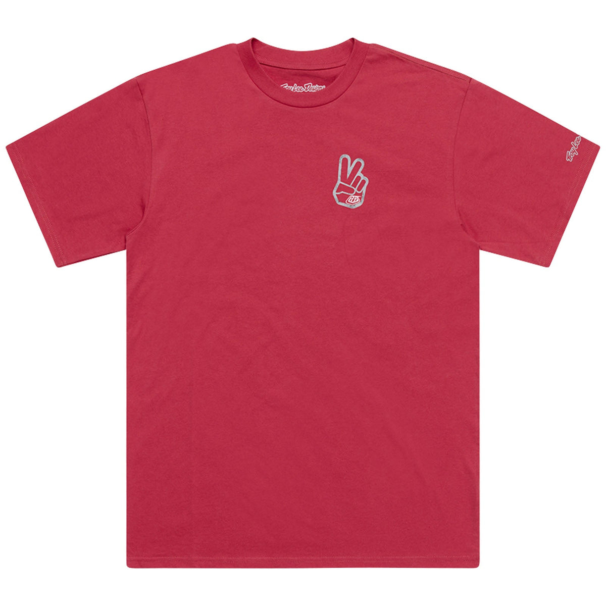 Short Sleeve Tee Peace Out Fuchsia