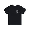 Womens Short Sleeve Tee Peace Out Black