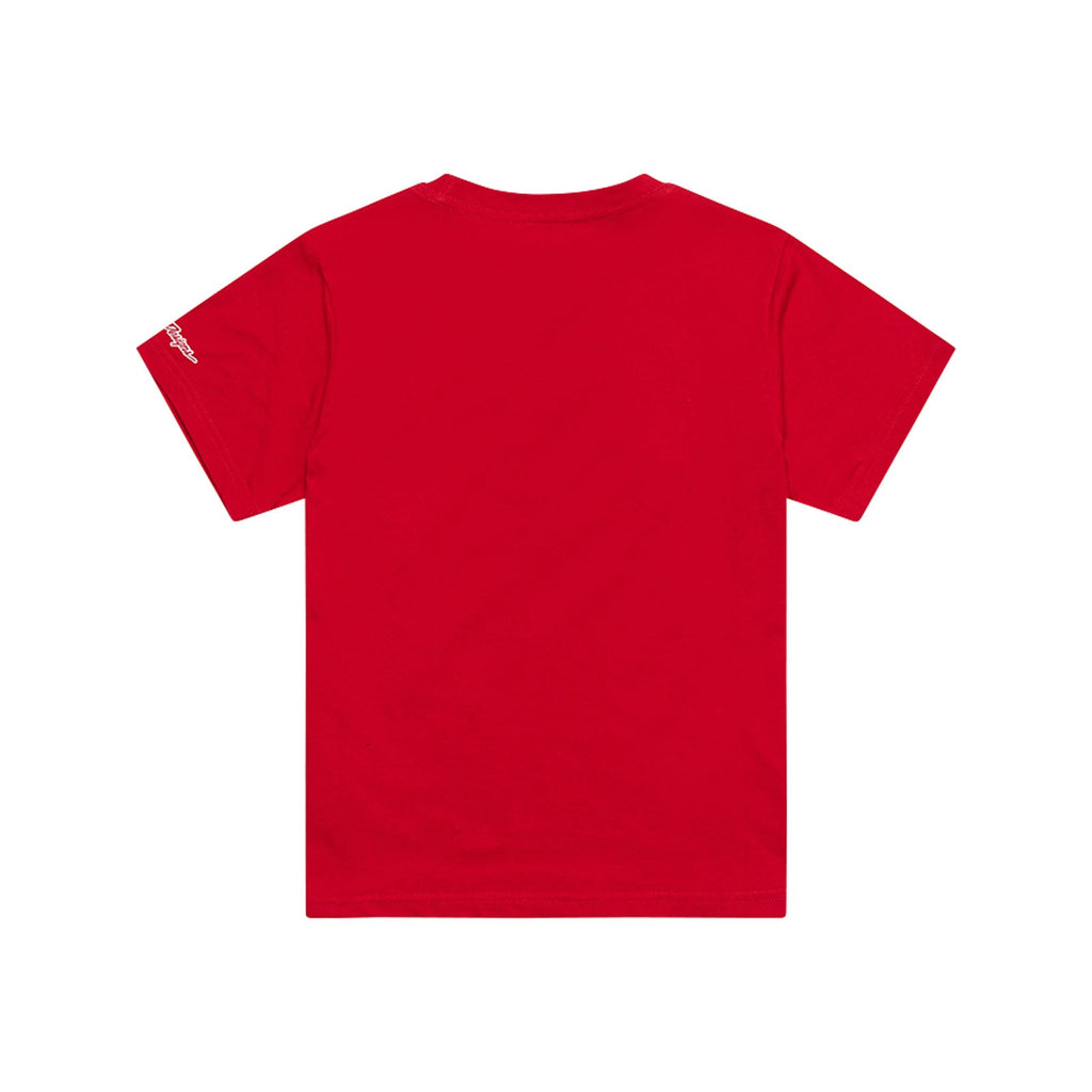 Youth Short Sleeve Tee Badge Team Red