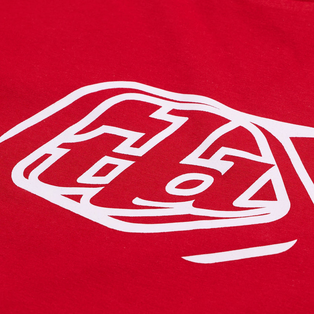 Youth Short Sleeve Tee Badge Team Red