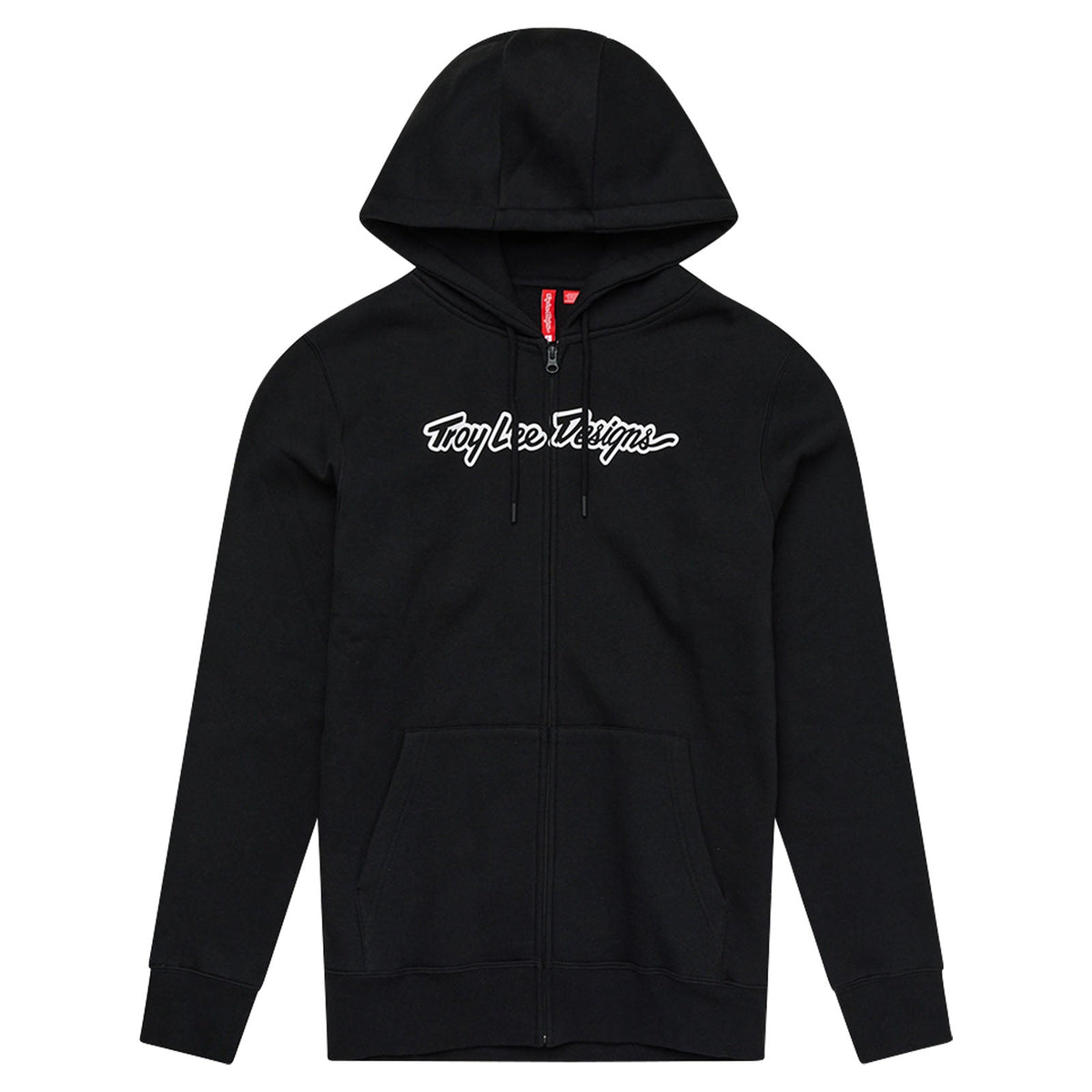 Zip Up Hoodie Signature Black