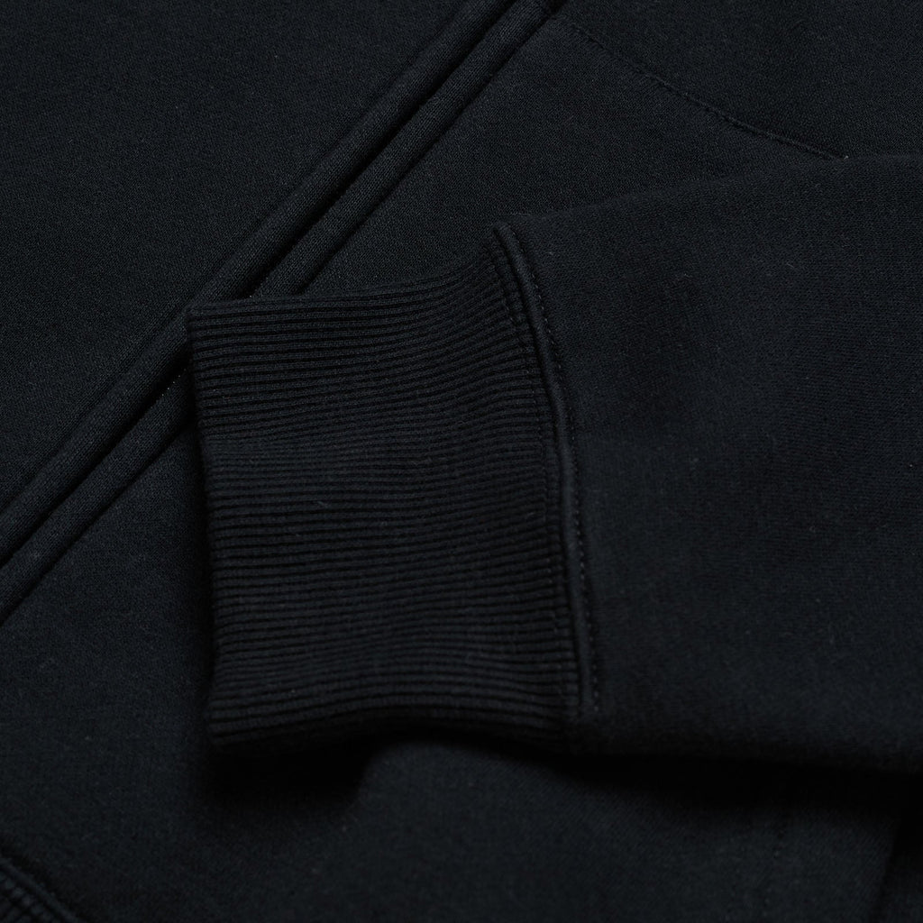 Zip Up Hoodie Signature Black