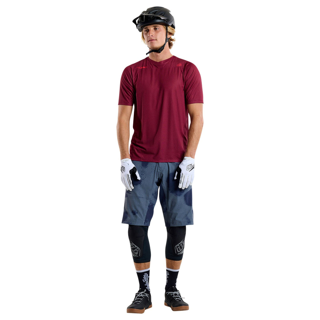 Skyline Air Short Sleeve Jersey Mono Oxblood