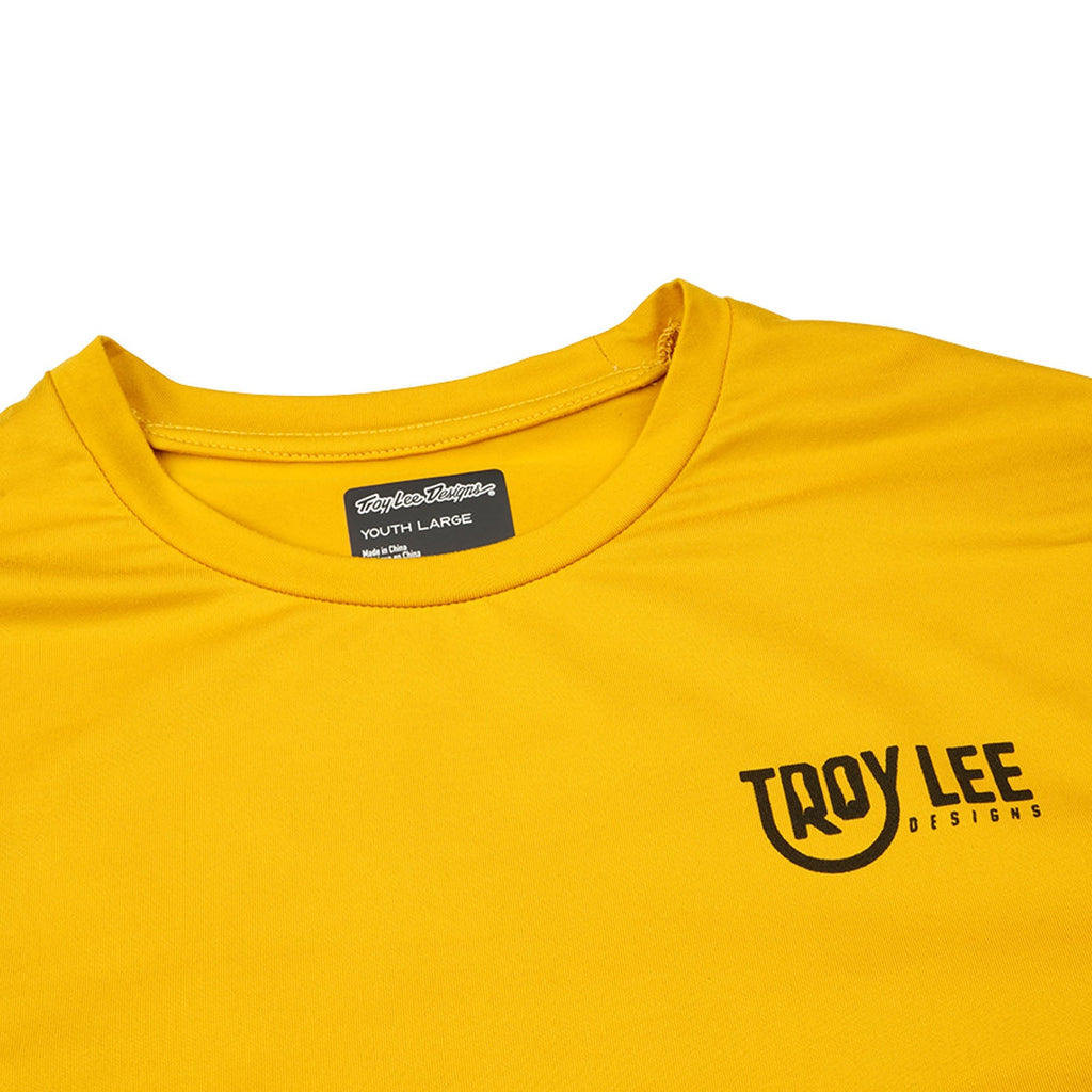Youth Ruckus Long Sleeve Ride Tee Eyez Safron